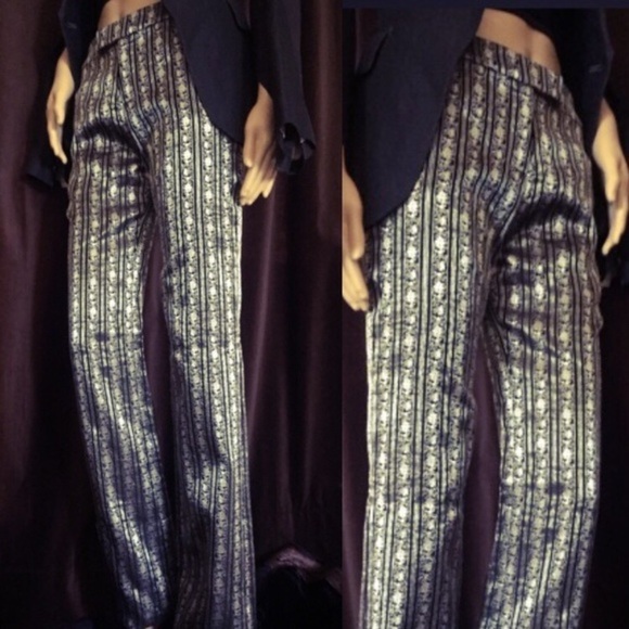 Vintage Alexander McQueen Skull Embroidered Trouser Size 40 NWOT Unhemmed Runway - Picture 1 of 8
